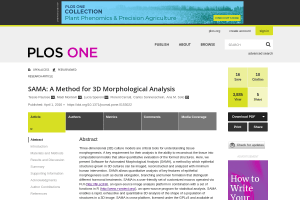 Documentation for SAMA: A Method for 3D Morphological Analysis