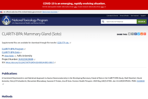 NTP. CLARITY-BPA. Chemical effects in biological systems (CEBS): Mammary gland