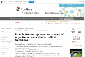 From bottom-up approaches to levels of organization and extended critical transitions