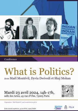 Cover slide from the talk “What Is Politics?”