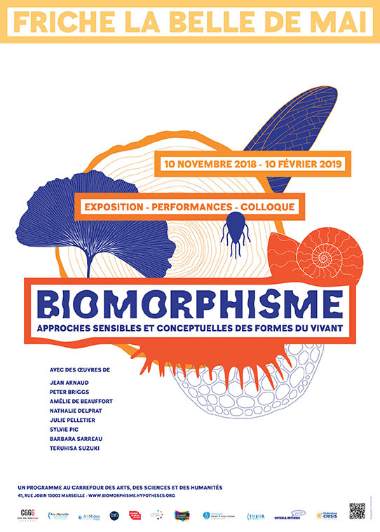 Cover slide from the talk “Table ronde « enjeux politiques et écologiques du biomorphisme »”