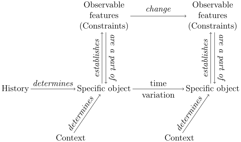 Integration  of  genealogical  and  relational  descriptions