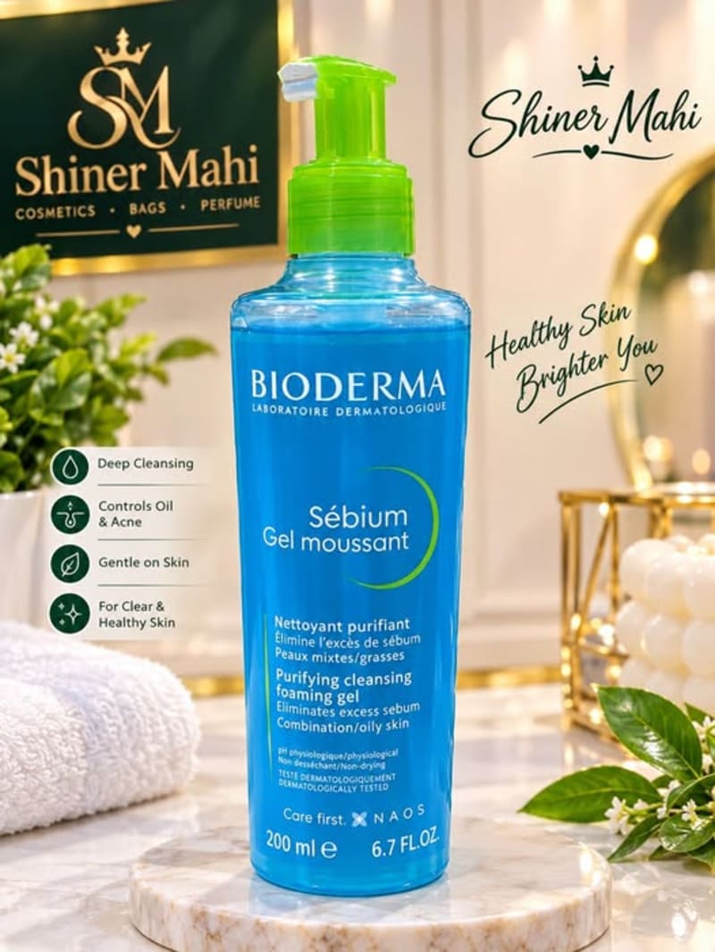 BIODERMA Sébium Gel Moussant Purifying Cleansing Foaming Gel 200ml