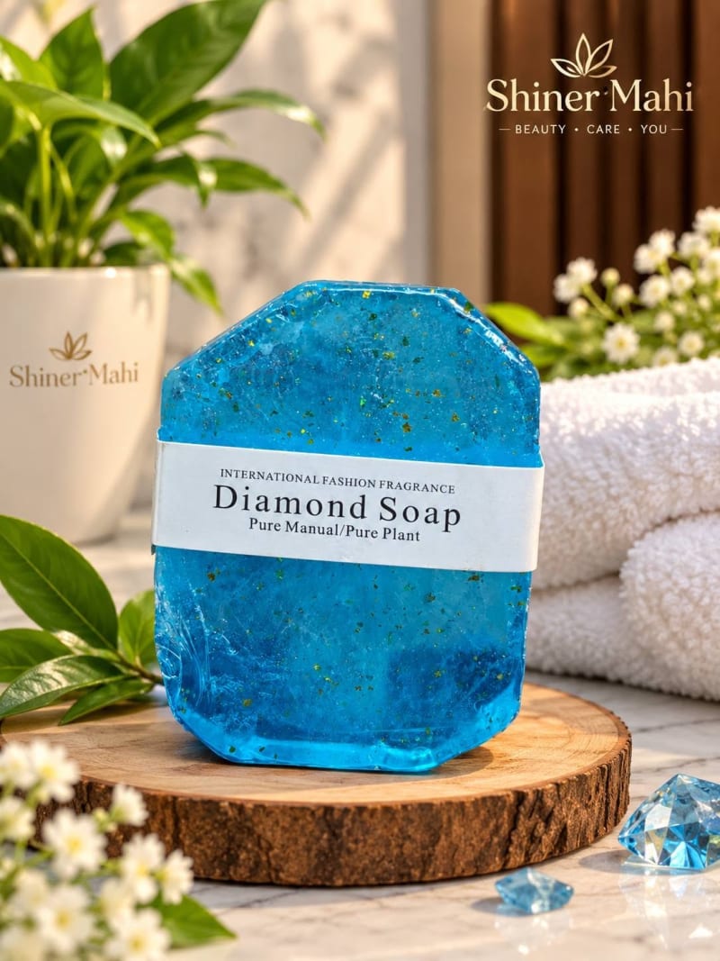 Diamond Luxury Beauty Soap – Premium Faceted Bath & Body Bar