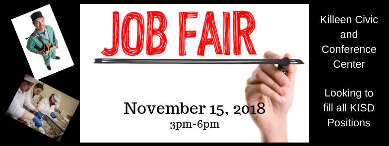 killeen isd job fair november 15th our military life blog killeen isd