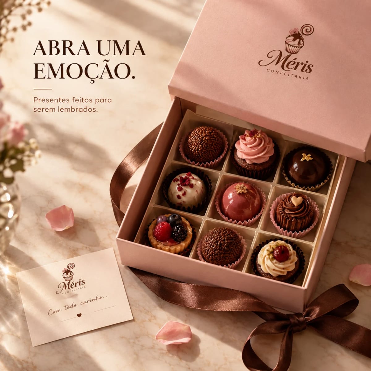 meris caixa presente abra uma emocao