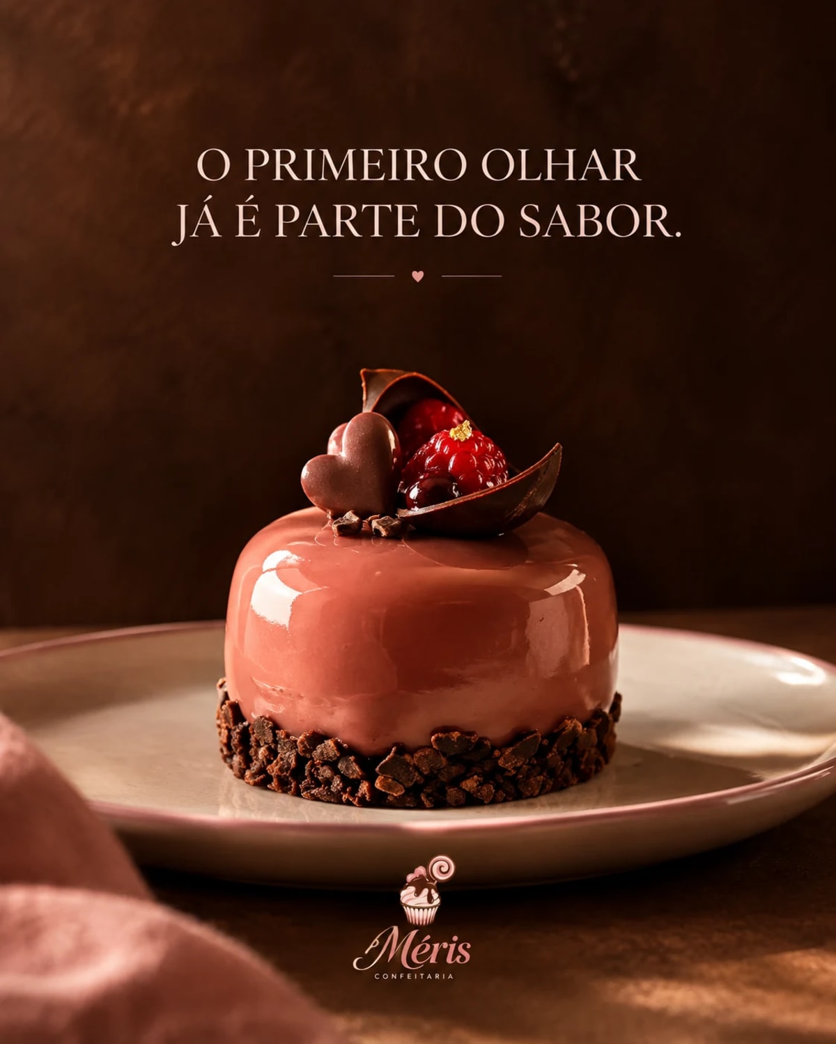 meris bolo primeiro olhar parte do sabor