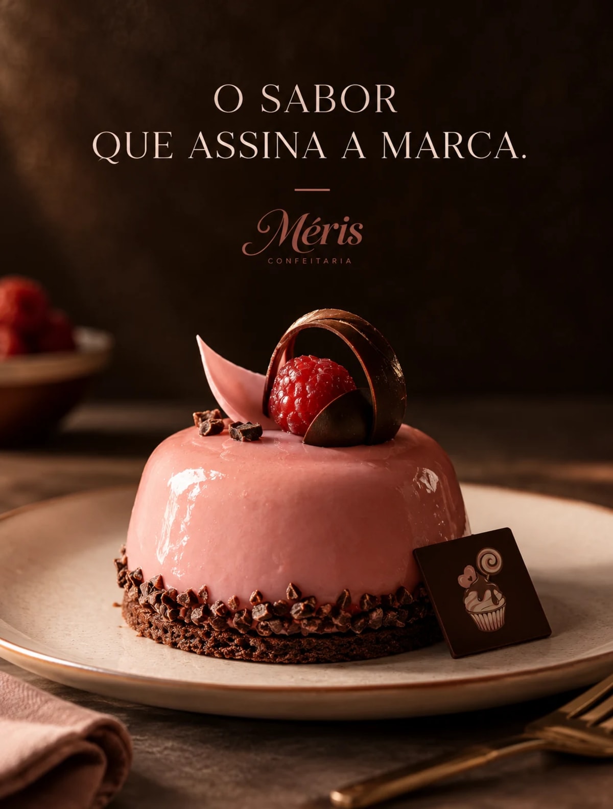 meris bolo sabor que assina a marca