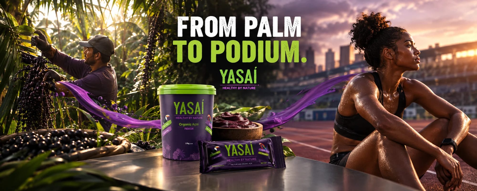 yasai from palm to podium colheita atleta