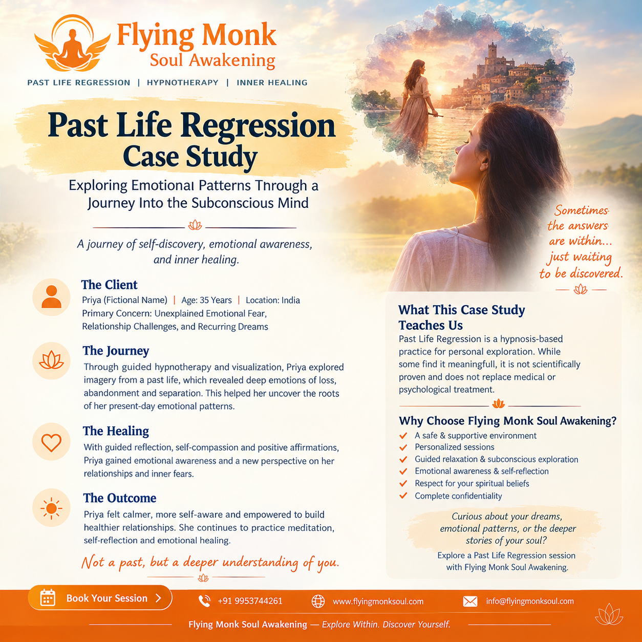 Past Life Regression Case Study: Exploring Emotional Patterns Through a Journey Into the Subconscious Mind