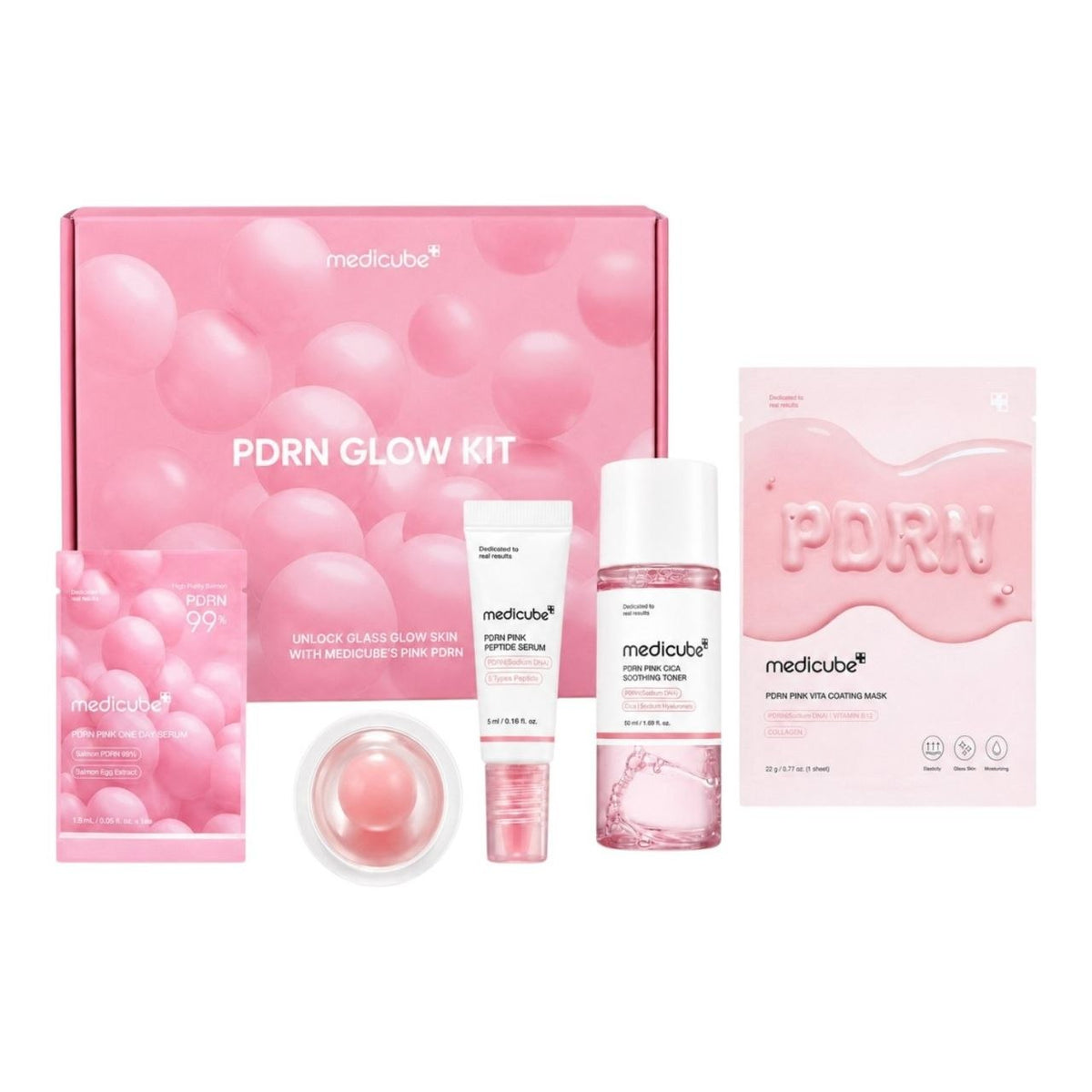 Medicube PDRN Glow Kit – Transformación Completa para Piel Radiante y Rejuvenecida - Medicube en LA SHOP Tegucigalpa, Honduras