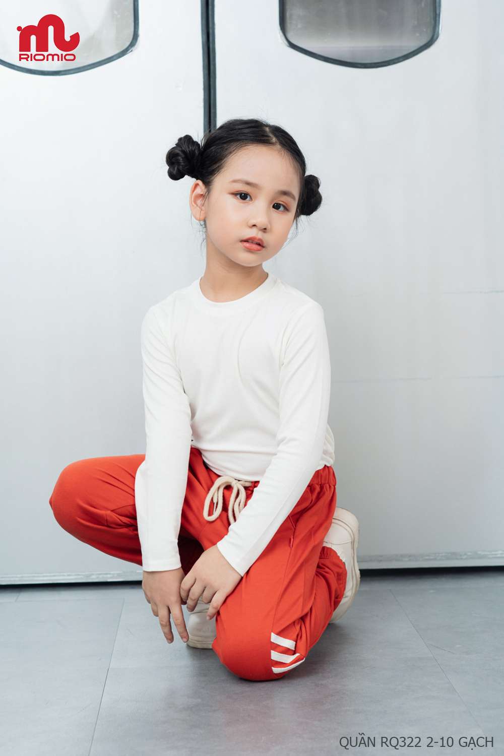 Quần nỉ da cá Hypatia bo gấu unisex (2–11 tuổi)