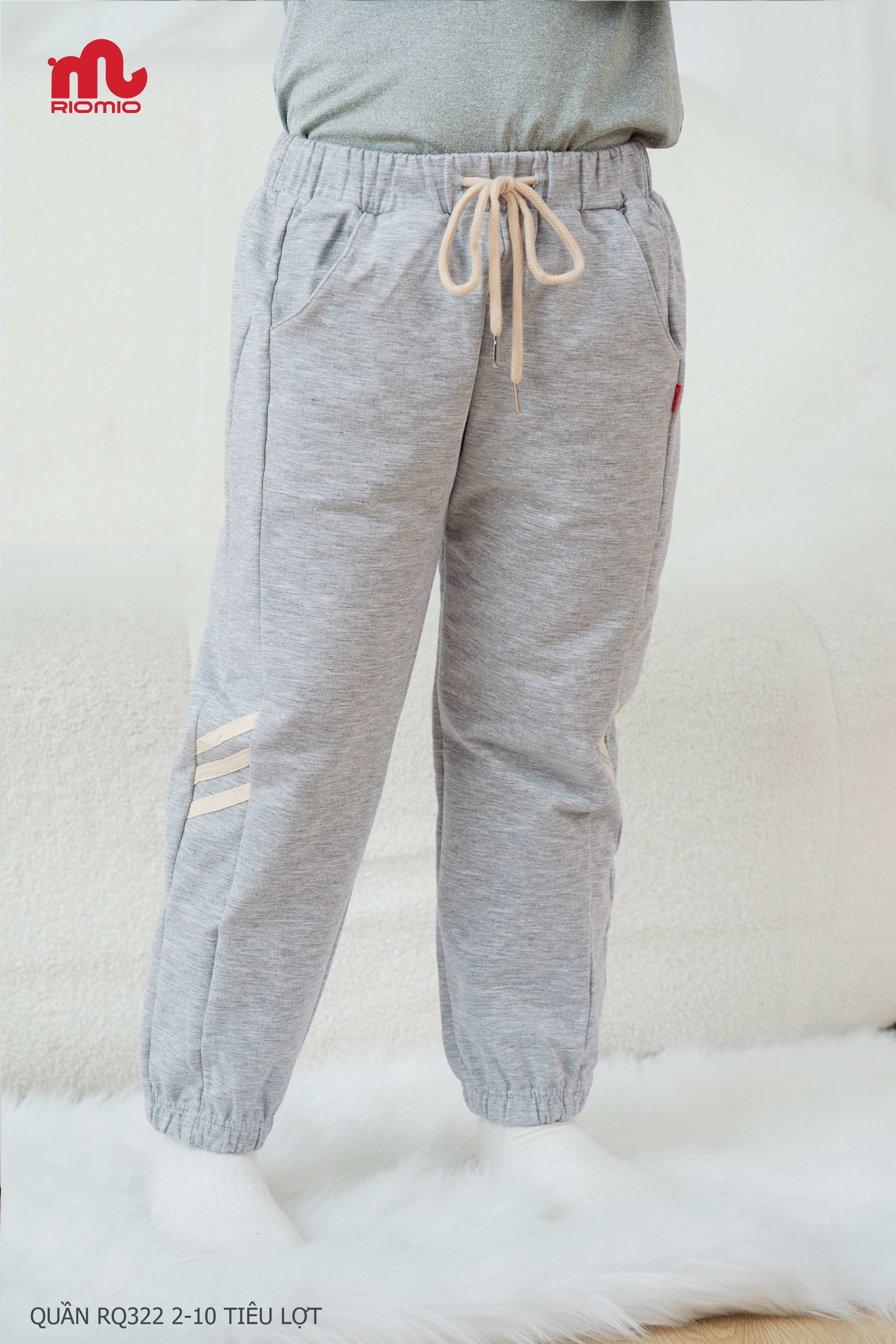 Quần nỉ da cá Hypatia bo gấu unisex (2–11 tuổi)