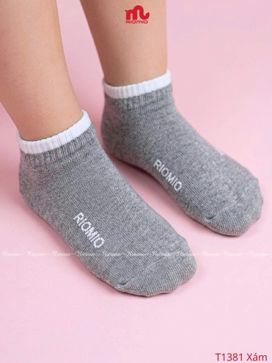 Tất cổ thấp phối viền, size L–XL