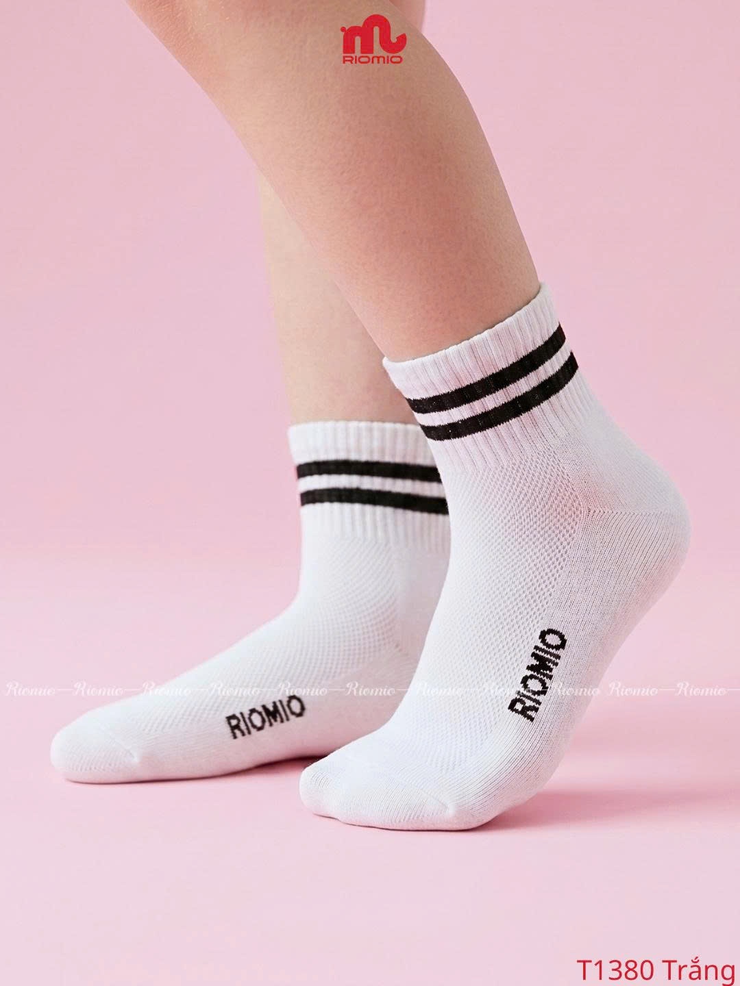 Tất cổ lửng 7cm phối viền, size L–XL