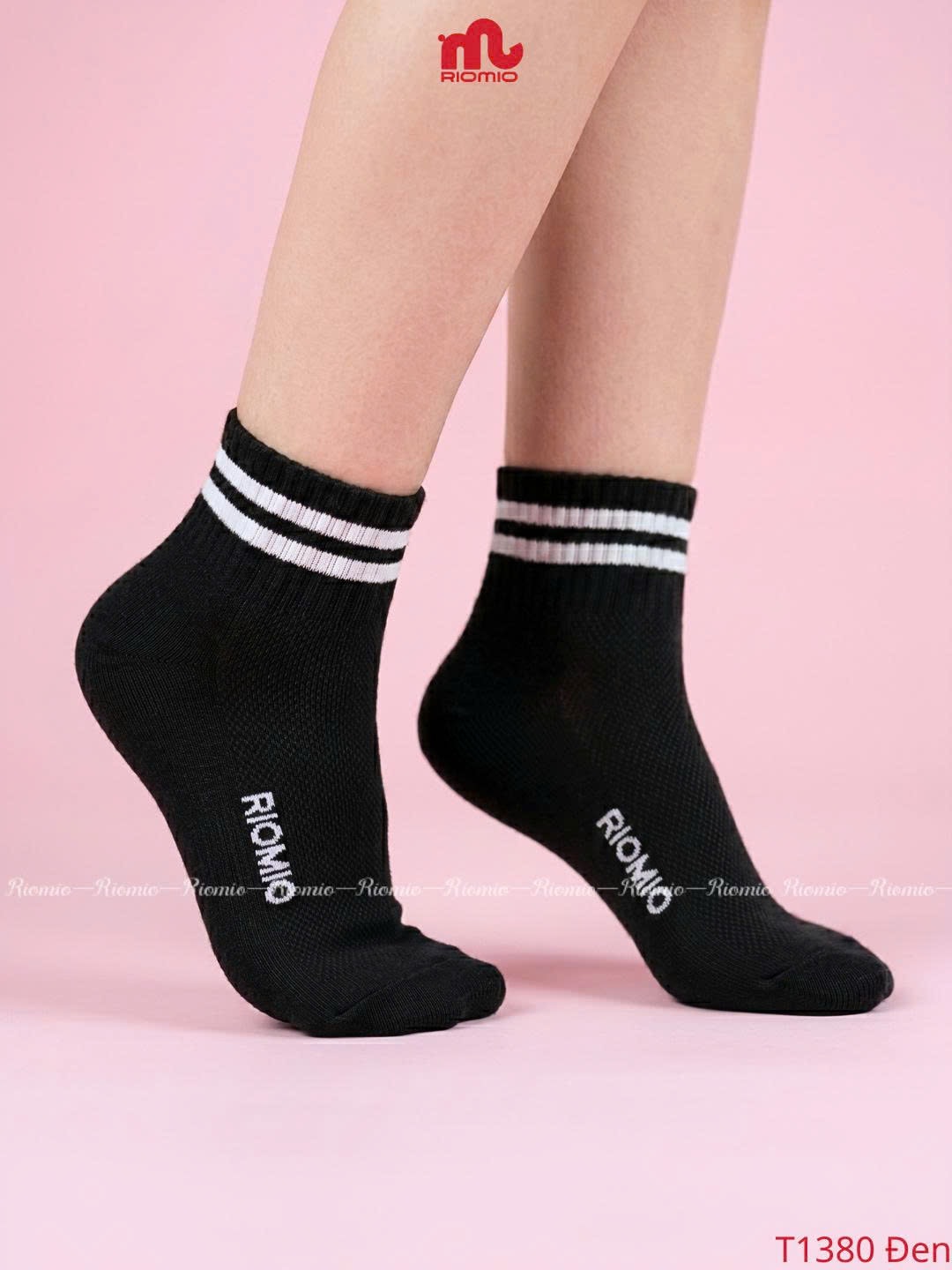 Tất cổ lửng 7cm phối viền, size L–XL