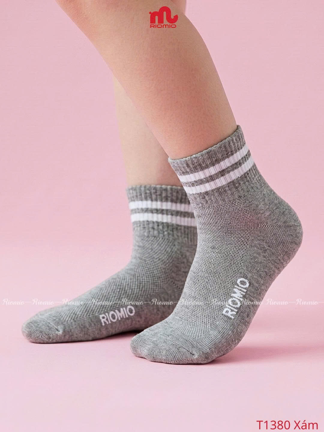 Tất cổ lửng 7cm phối viền, size L–XL