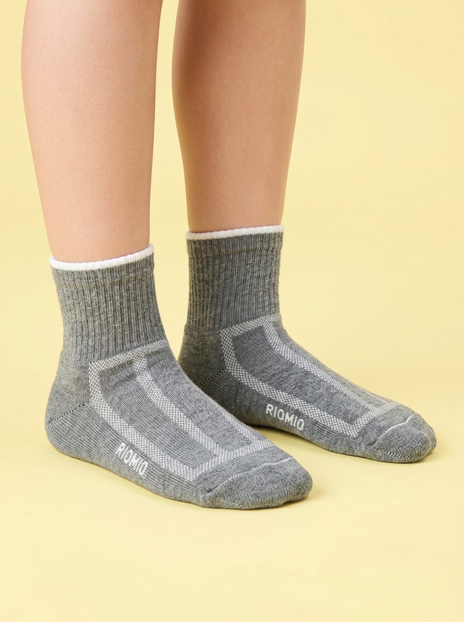 Tất cotton cổ 9cm kẻ gân, size L–XL