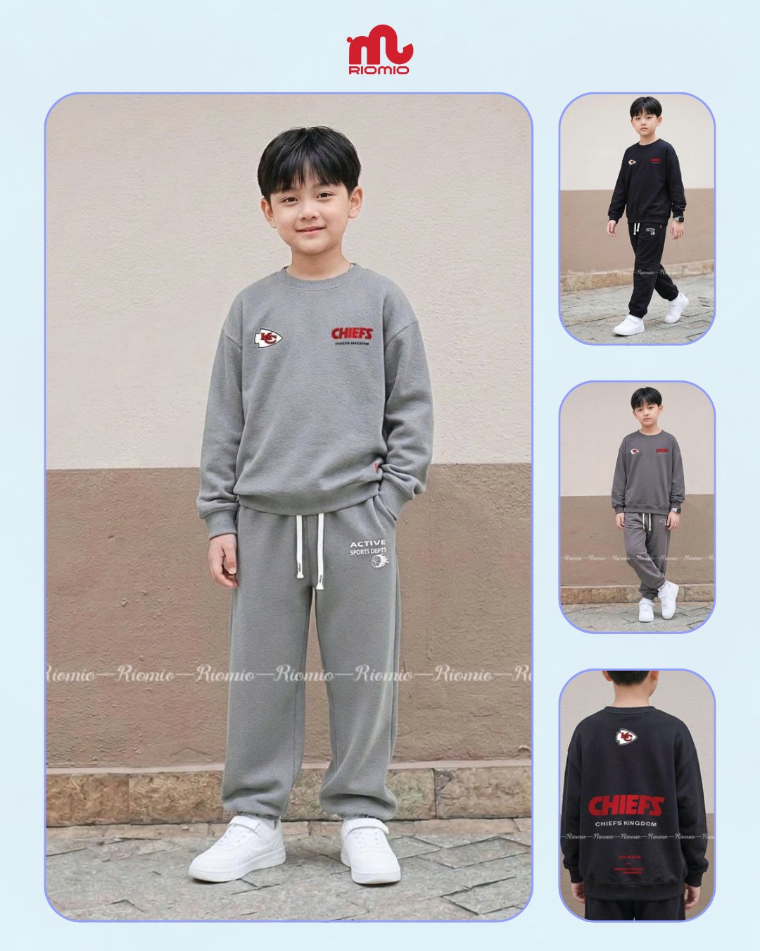 Áo Nỉ Da Cá Bé Trai In Hình Sport Trendy (Size 6/7 - 11/12)