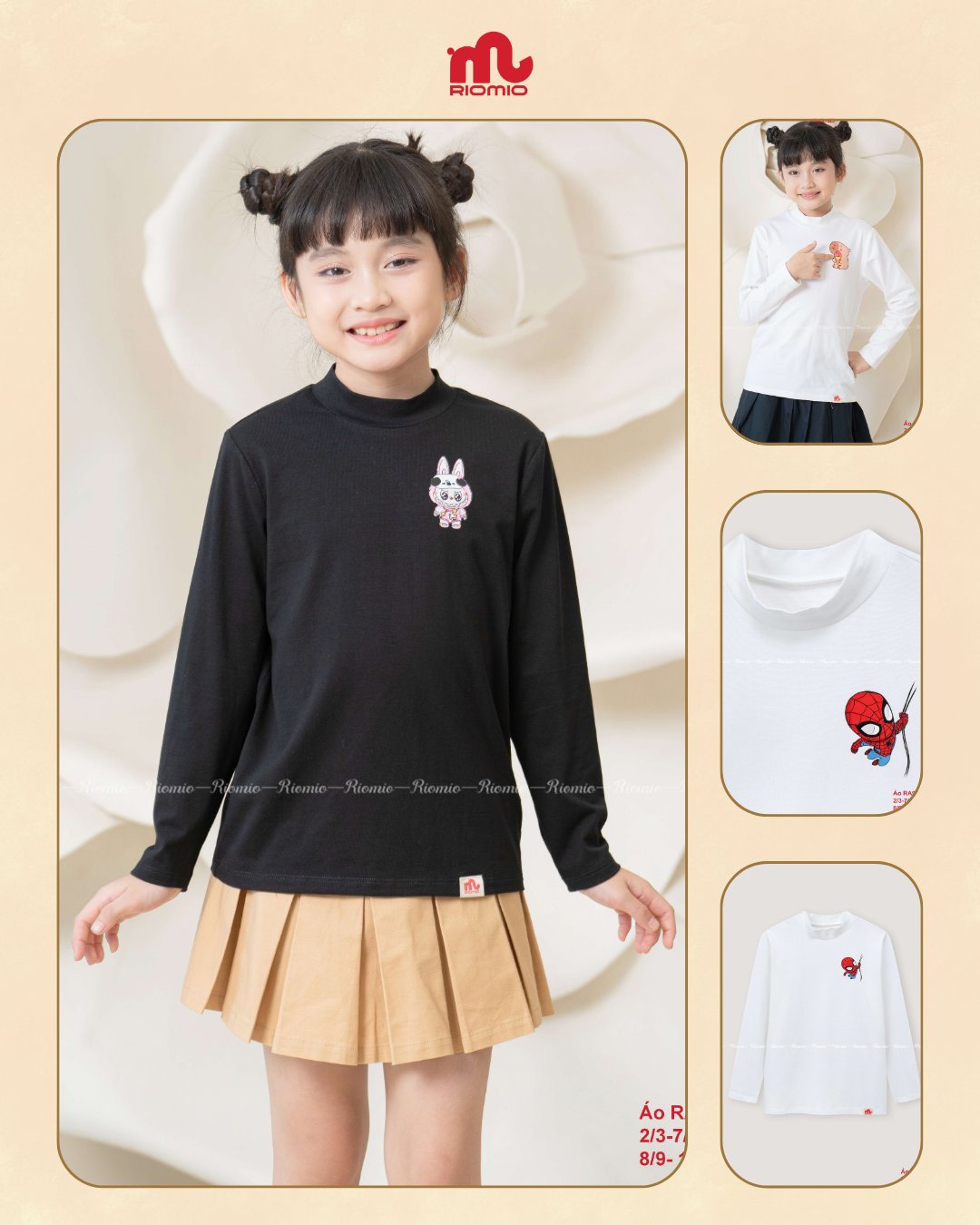 Áo giữ nhiệt cổ 3cm 2/3-7/8