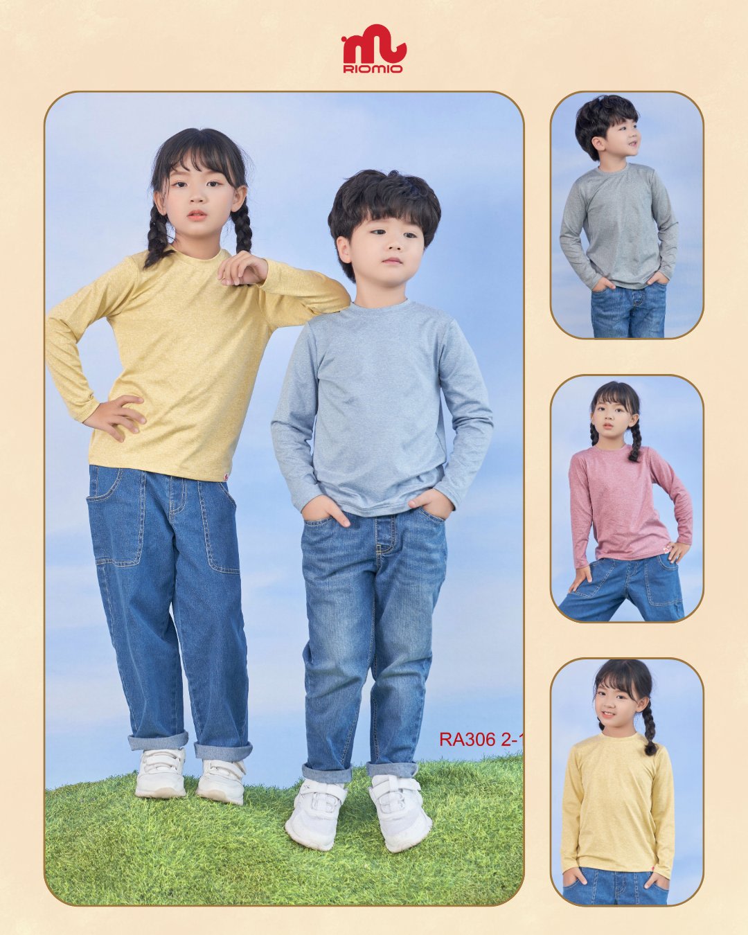 Áo giữ nhiệt unisex vải loang Roy Riomio