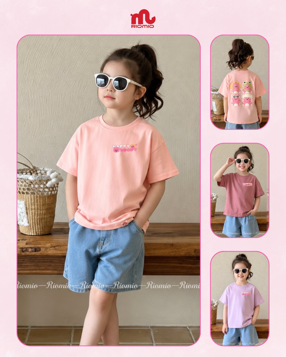 Áo phông cộc tay 3/4-7/8