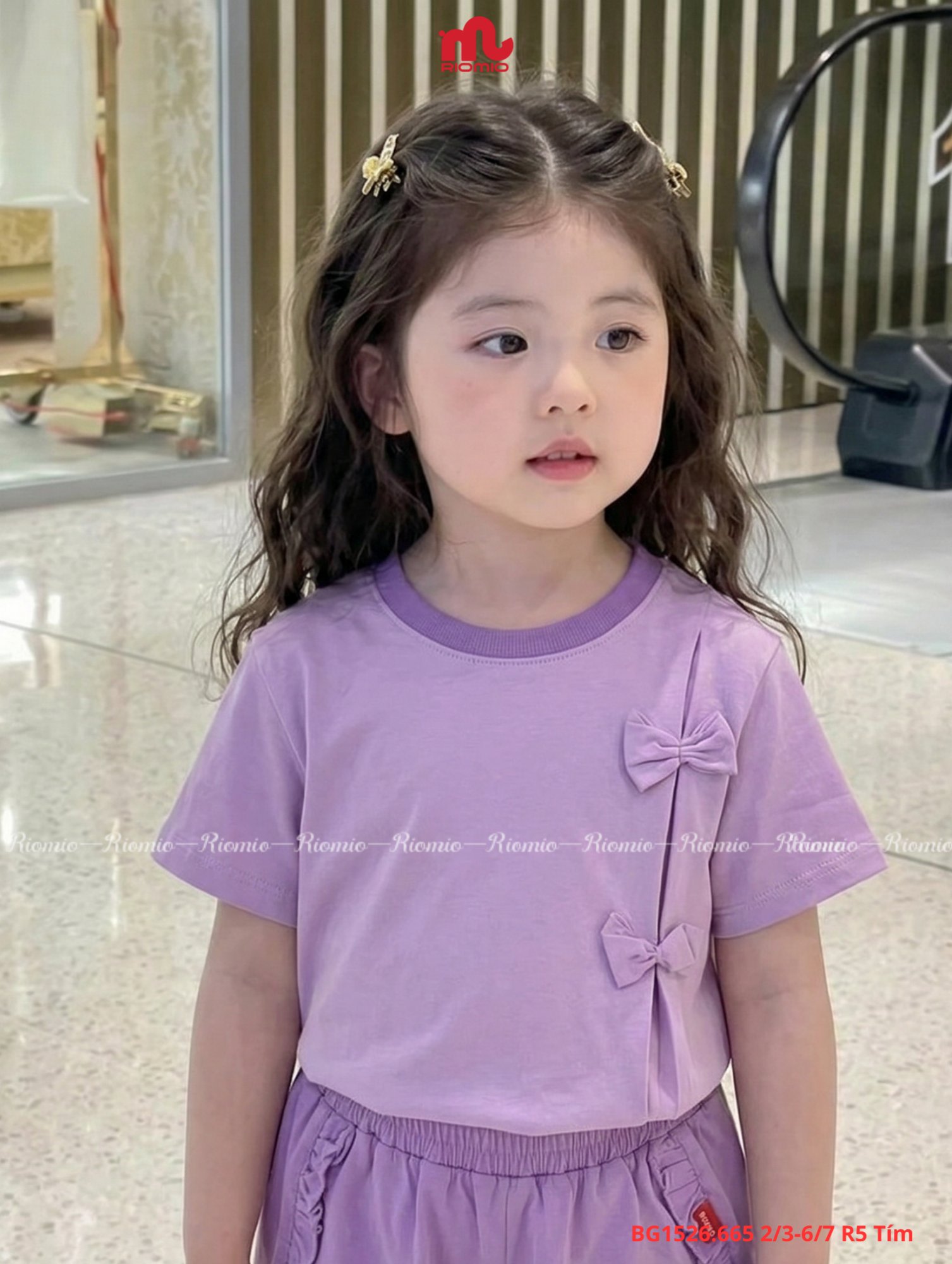 Bộ cotton bé gái 2 đến 7 tuổi