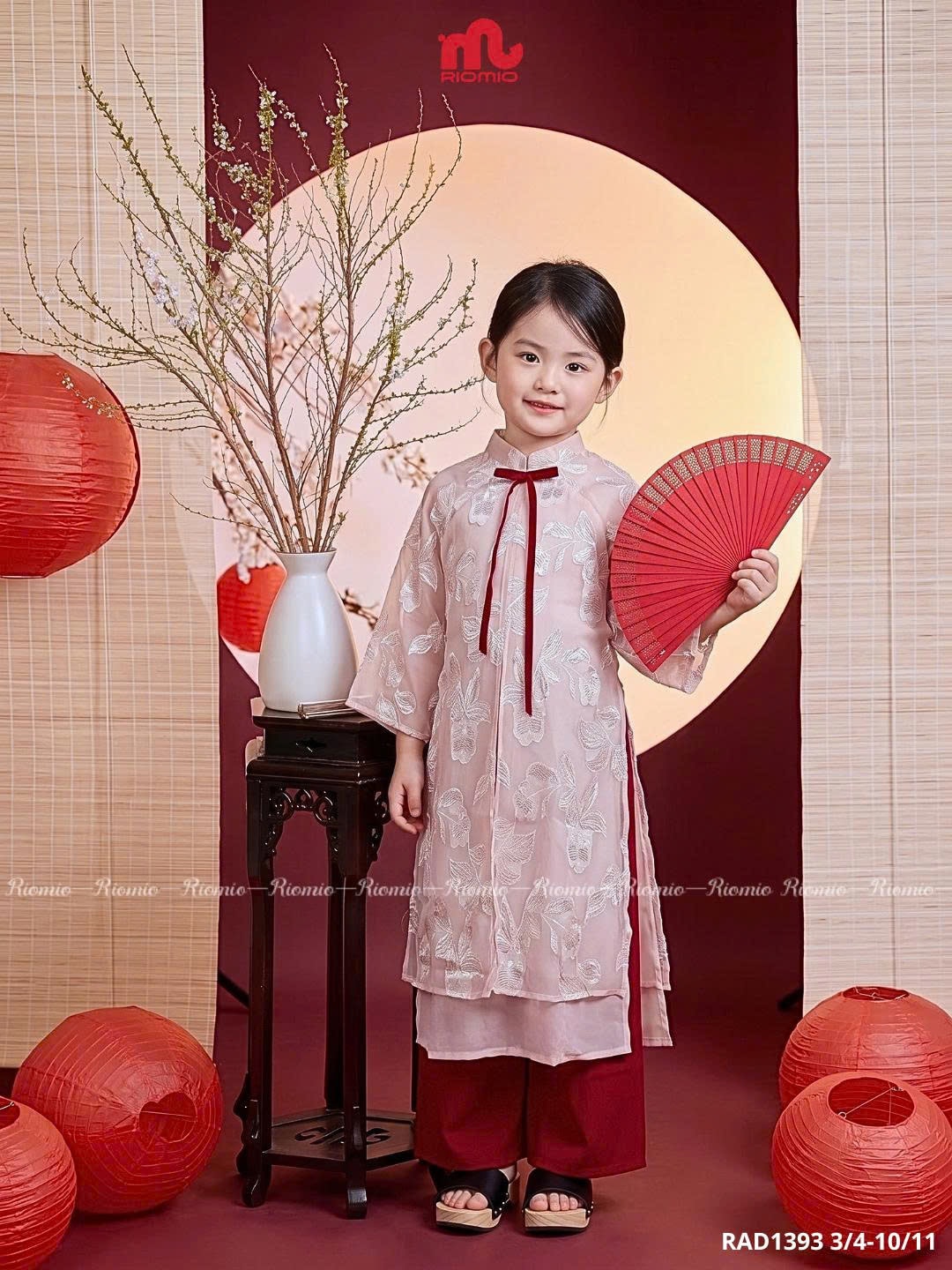 Áo dài bé gái 3 tuổi đến 11 tuổi