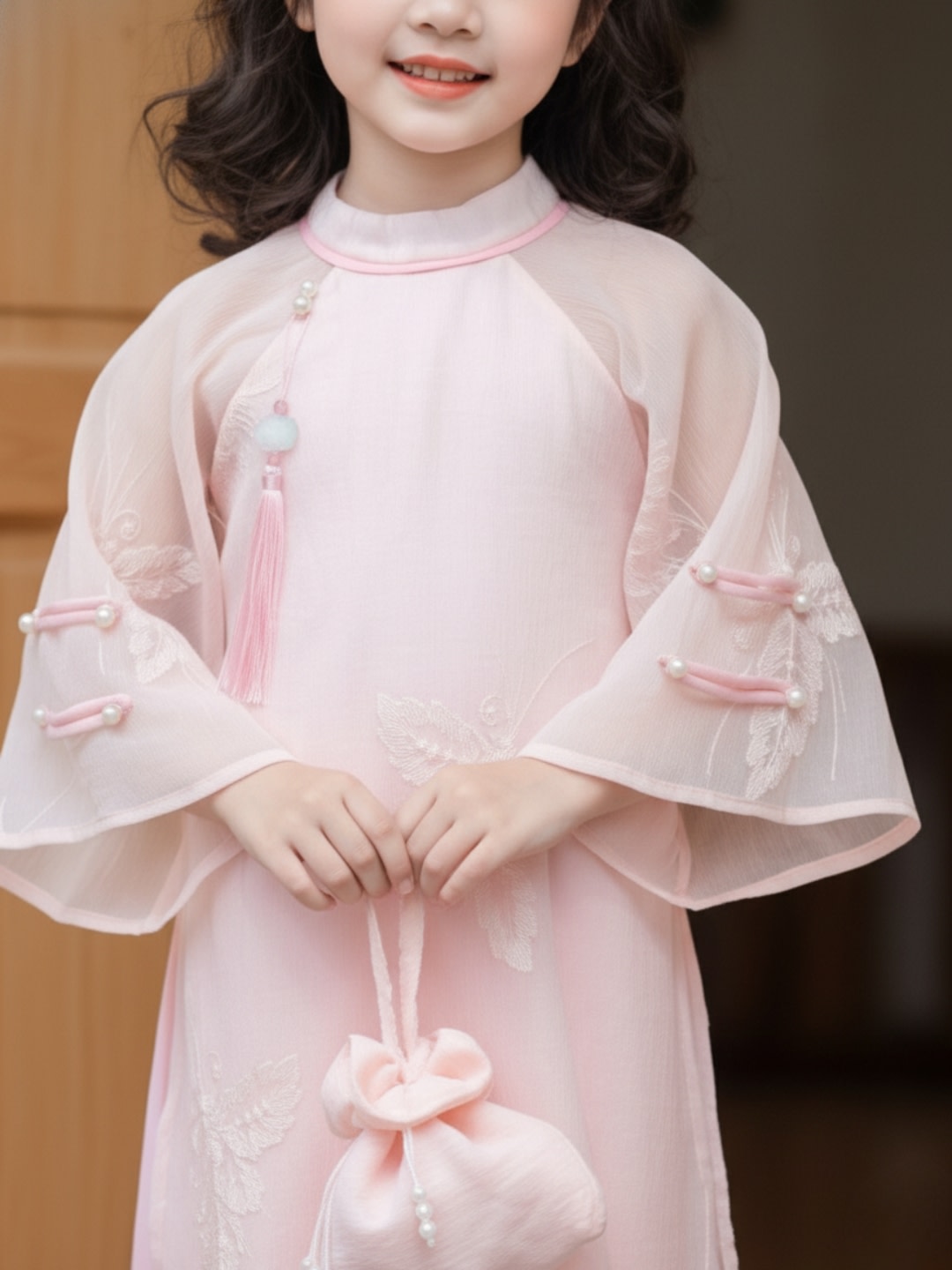 Áo dài Bé Gái 3-11 tuổi