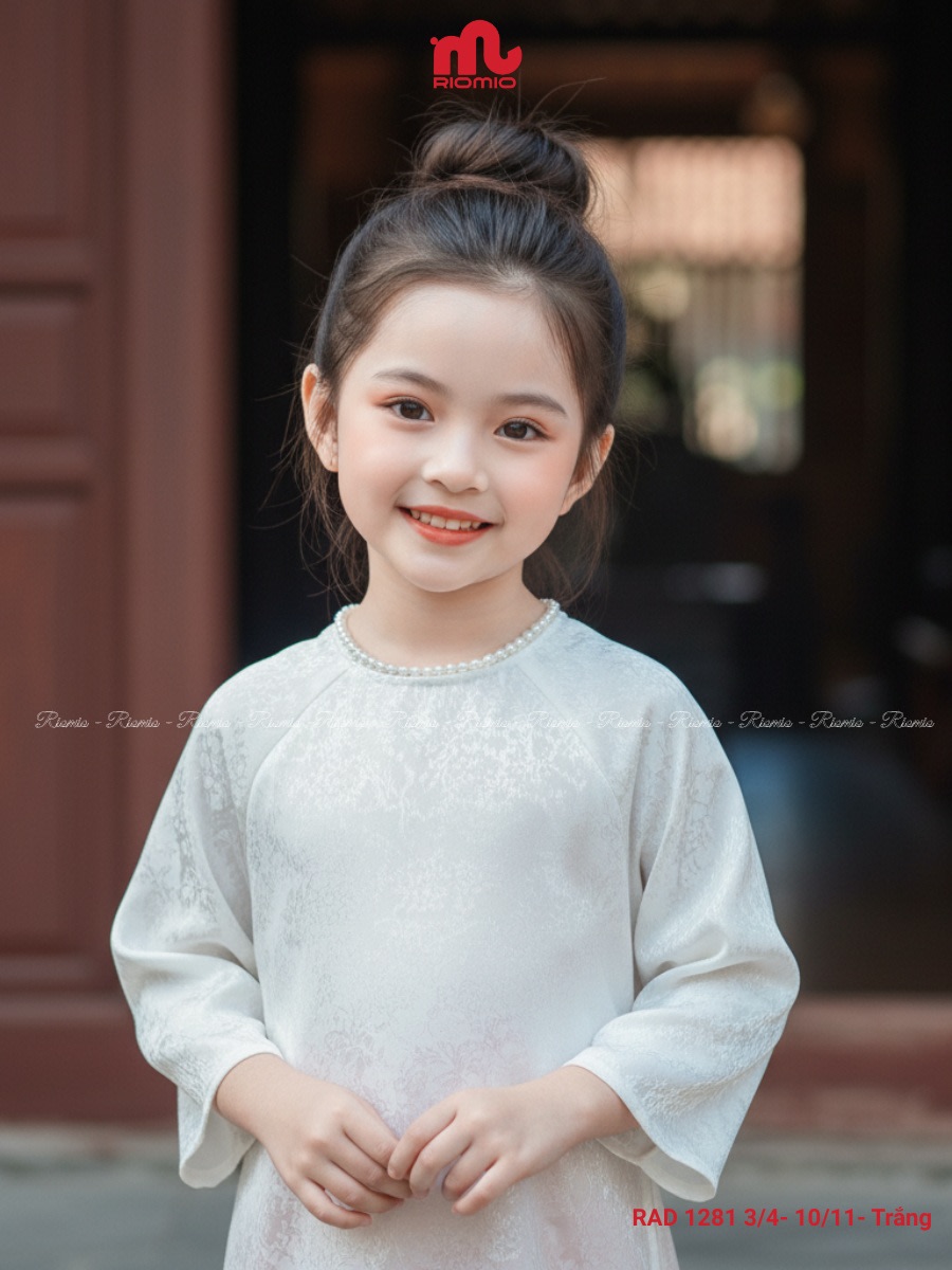 Áo Dài Bé Gái Yên Hy Size 3-11 tuổi