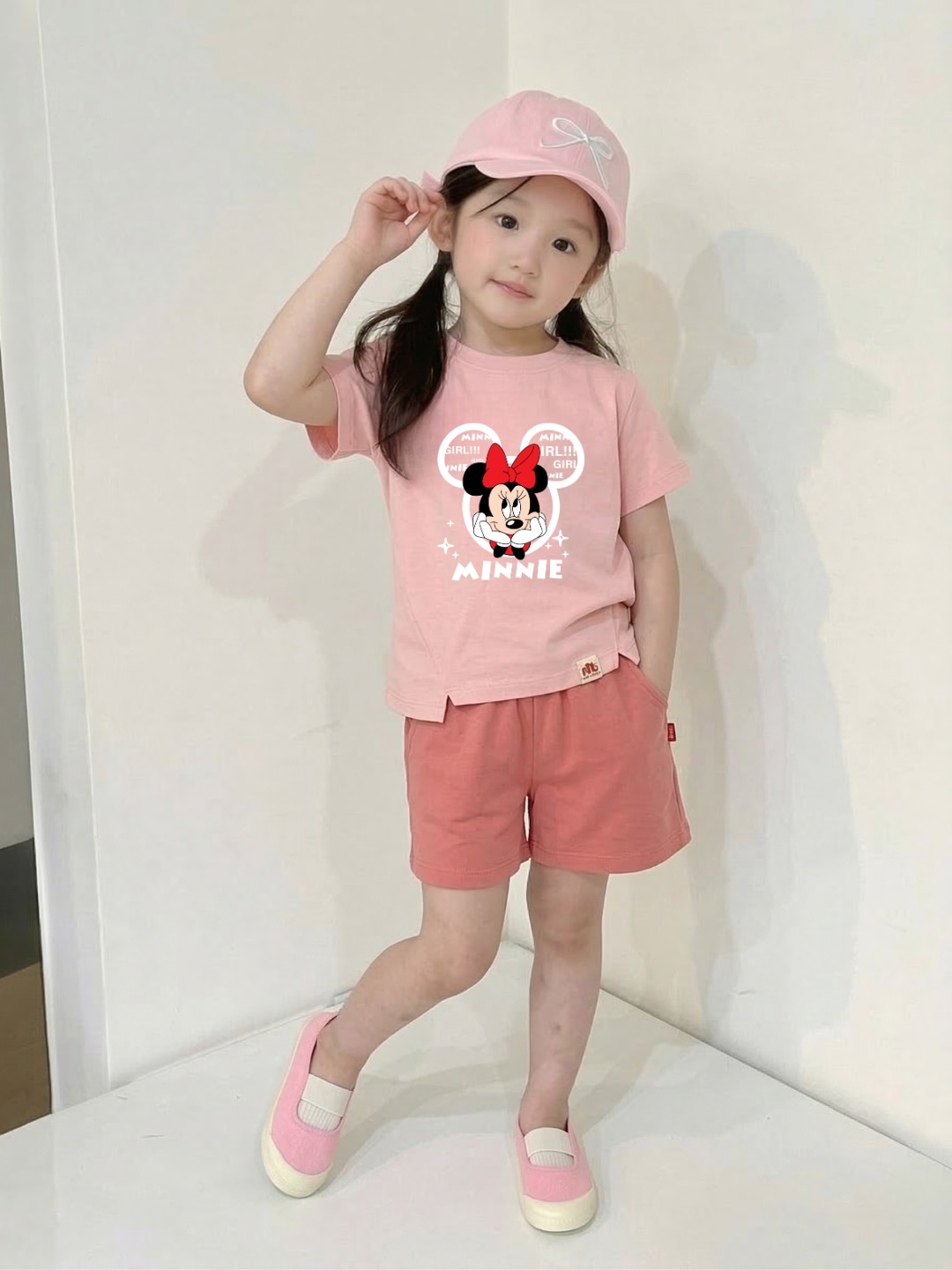 Bộ cotton bé gái cộc tay 2-7 tuổi