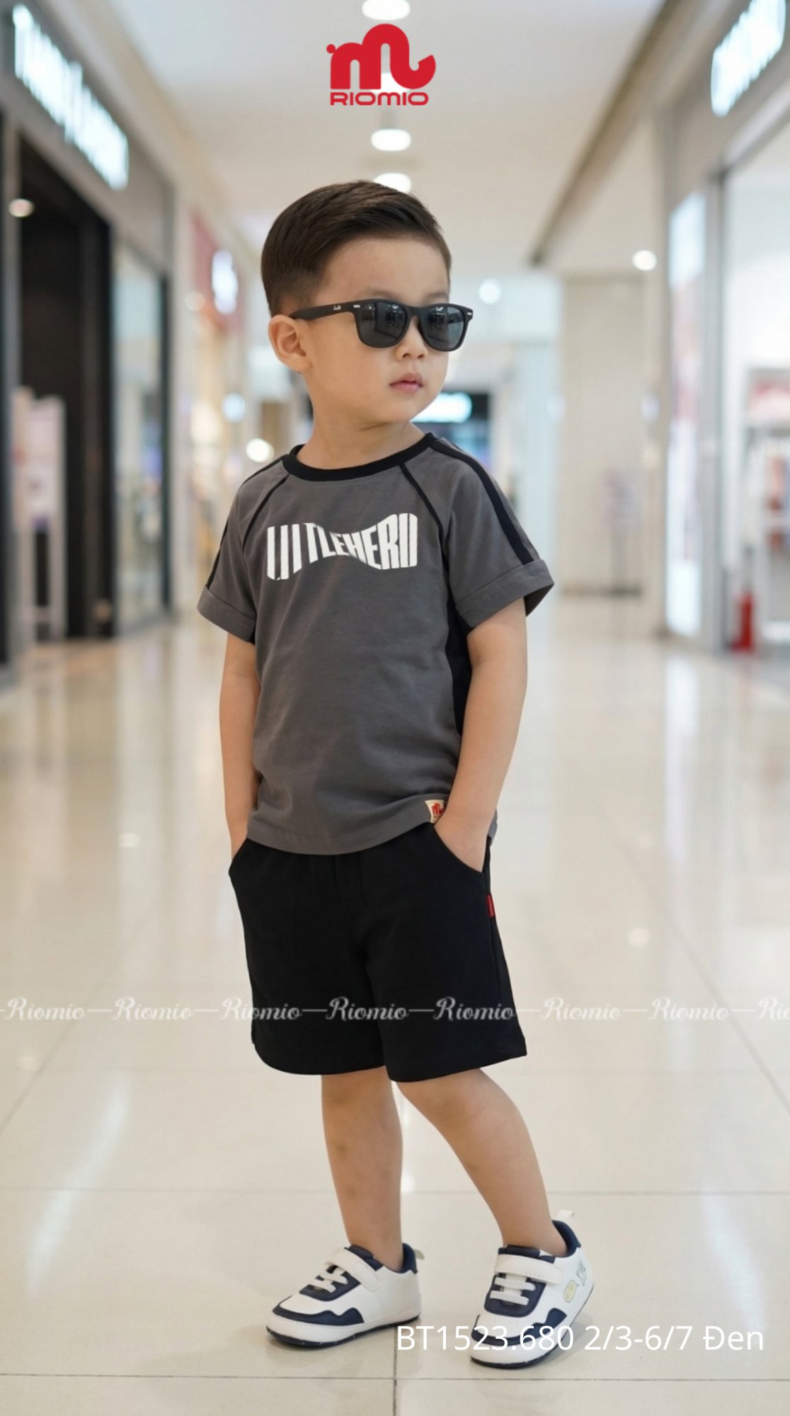 Bộ cotton bé trai cộc tay 2-7 tuổi