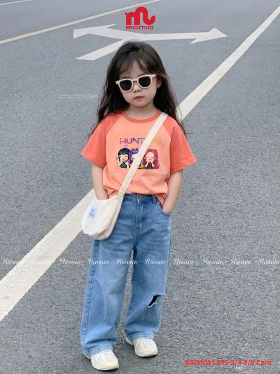 Áo phông cộc tay bé gái 3-8 tuổi