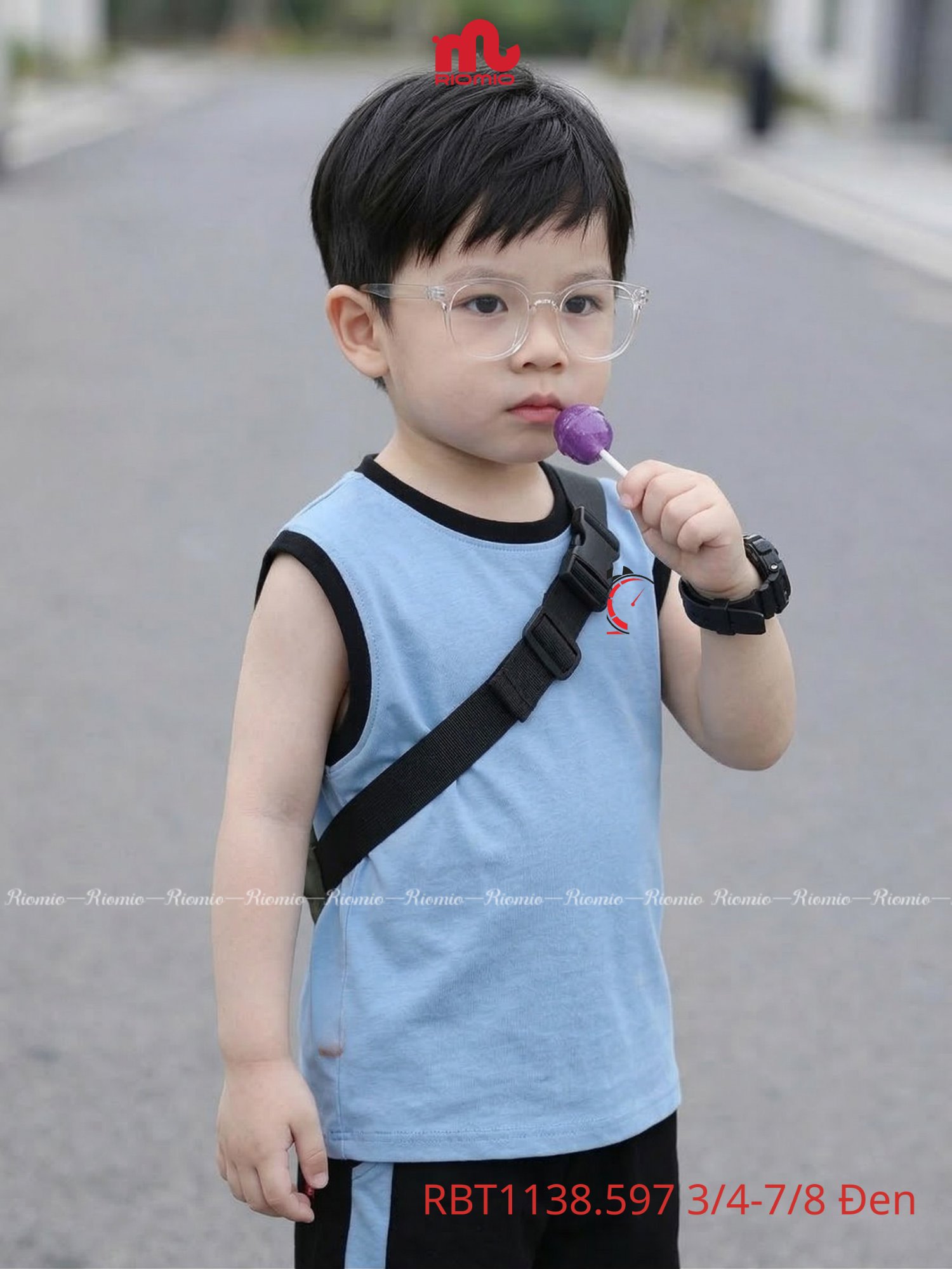 Bộ cotton Bét trai sát nách 3-8 tuổi