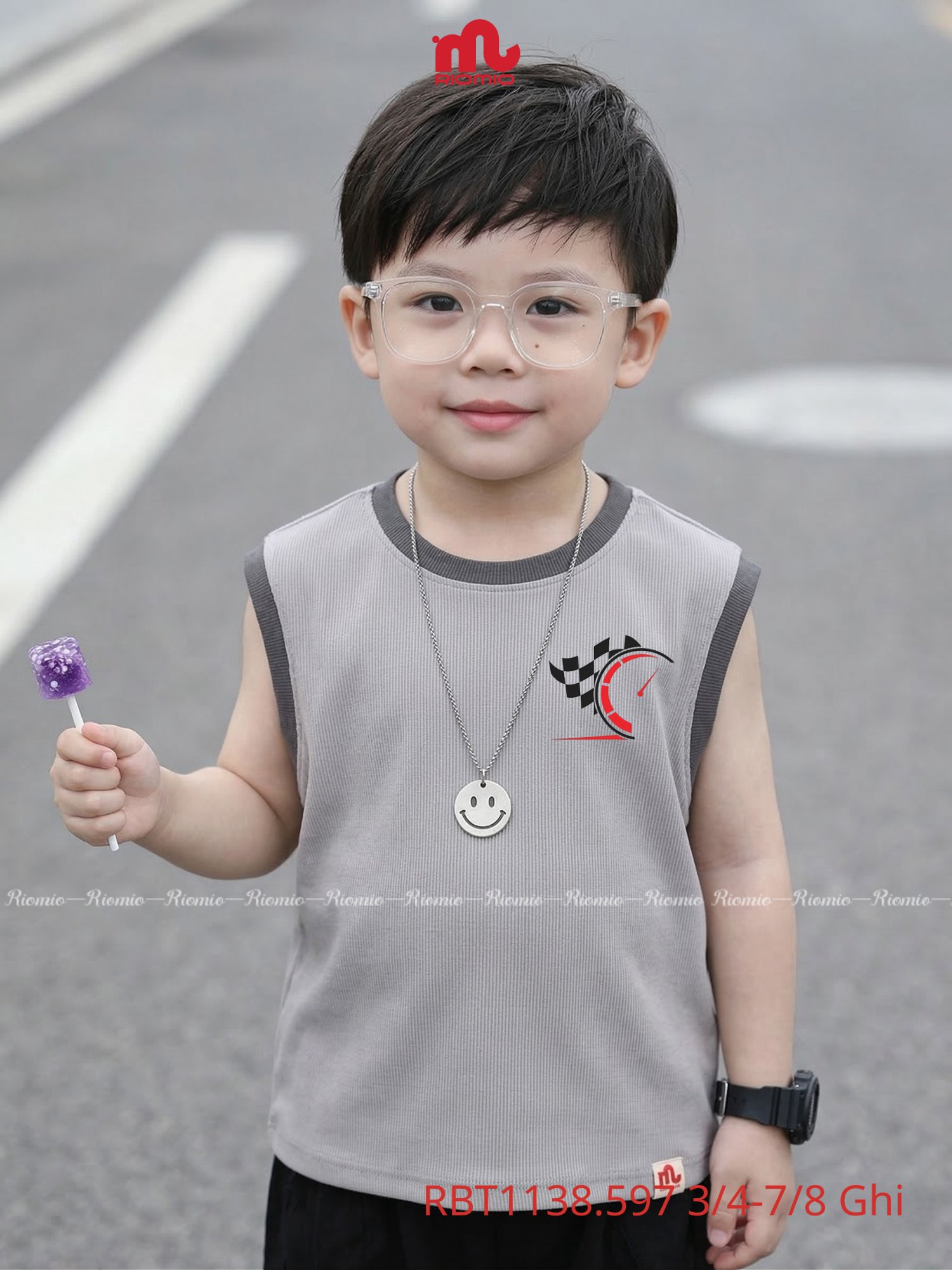 Bộ cotton Bét trai sát nách 3-8 tuổi