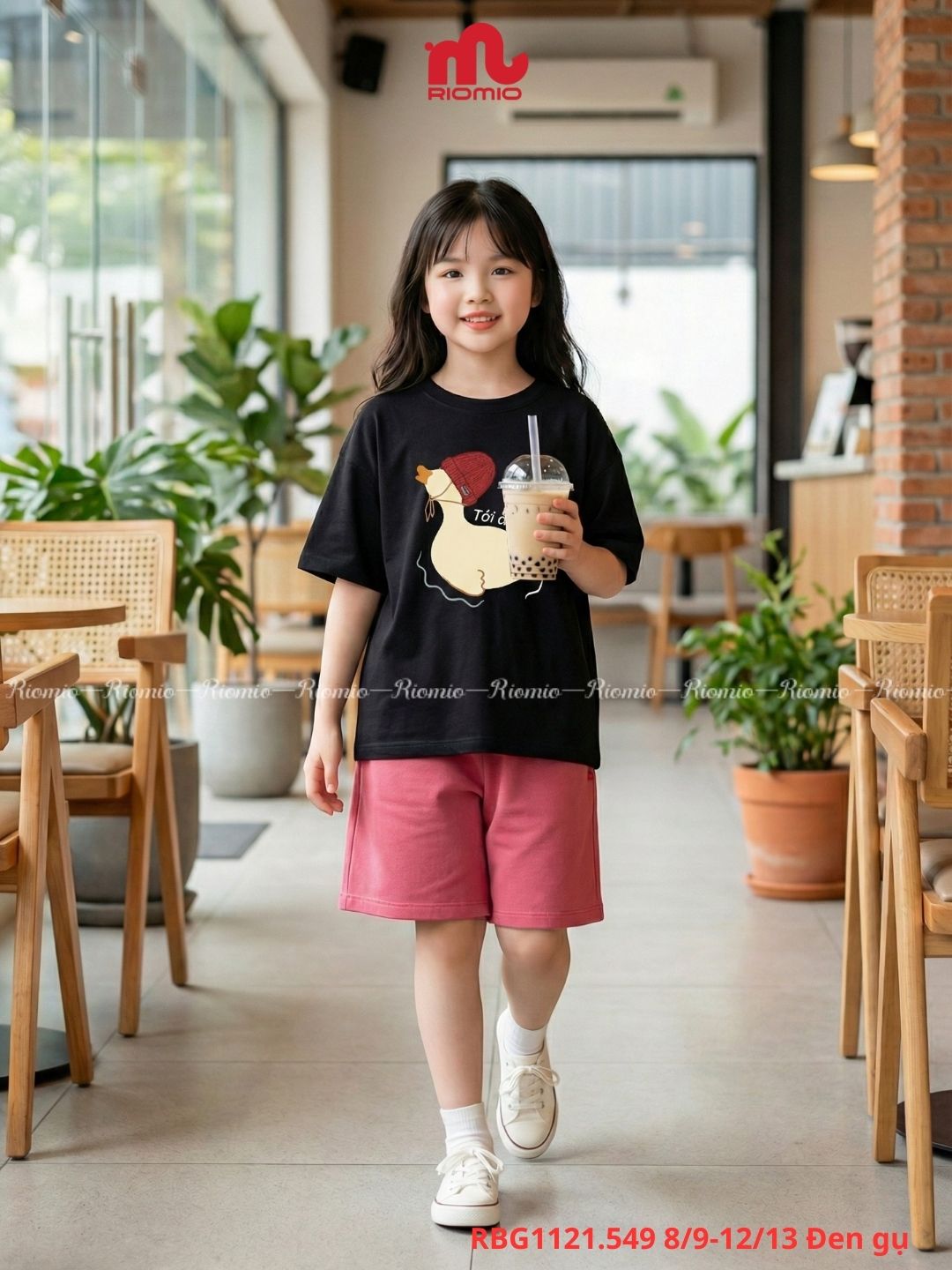 Bộ cotton cộc tay 8-13 tuổi