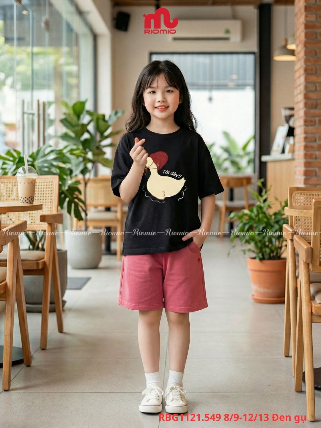 Bộ cotton cộc tay 8-13 tuổi