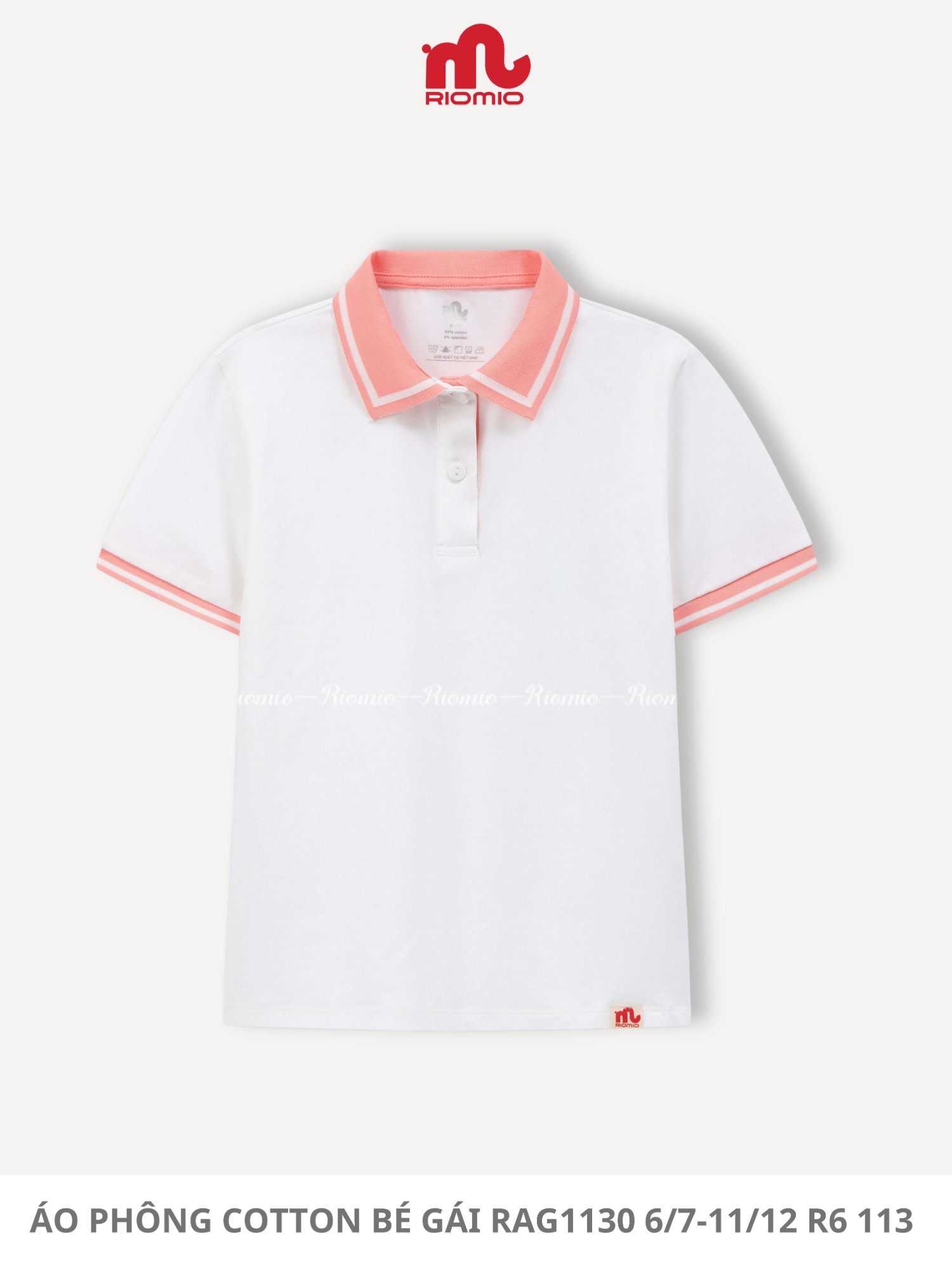 Áo polo Bé gái 6-12 tuổi
