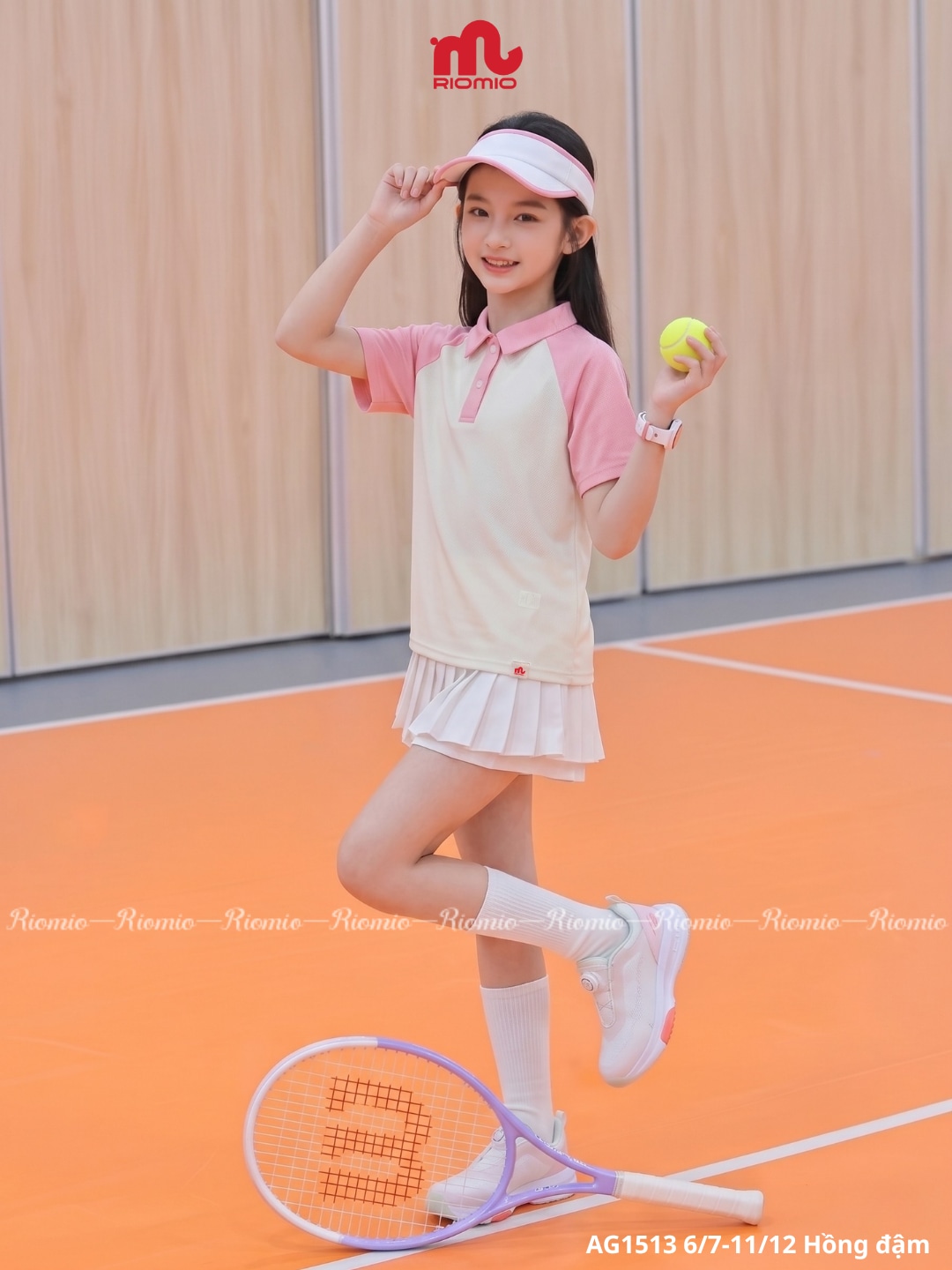 Áo polo bé gái 6-12 tuổi