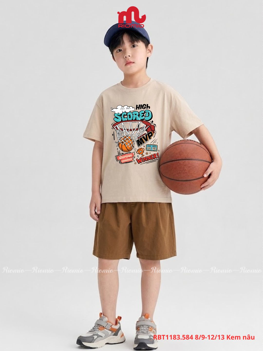 Bộ cotton cộc tay 8-13 tuổi