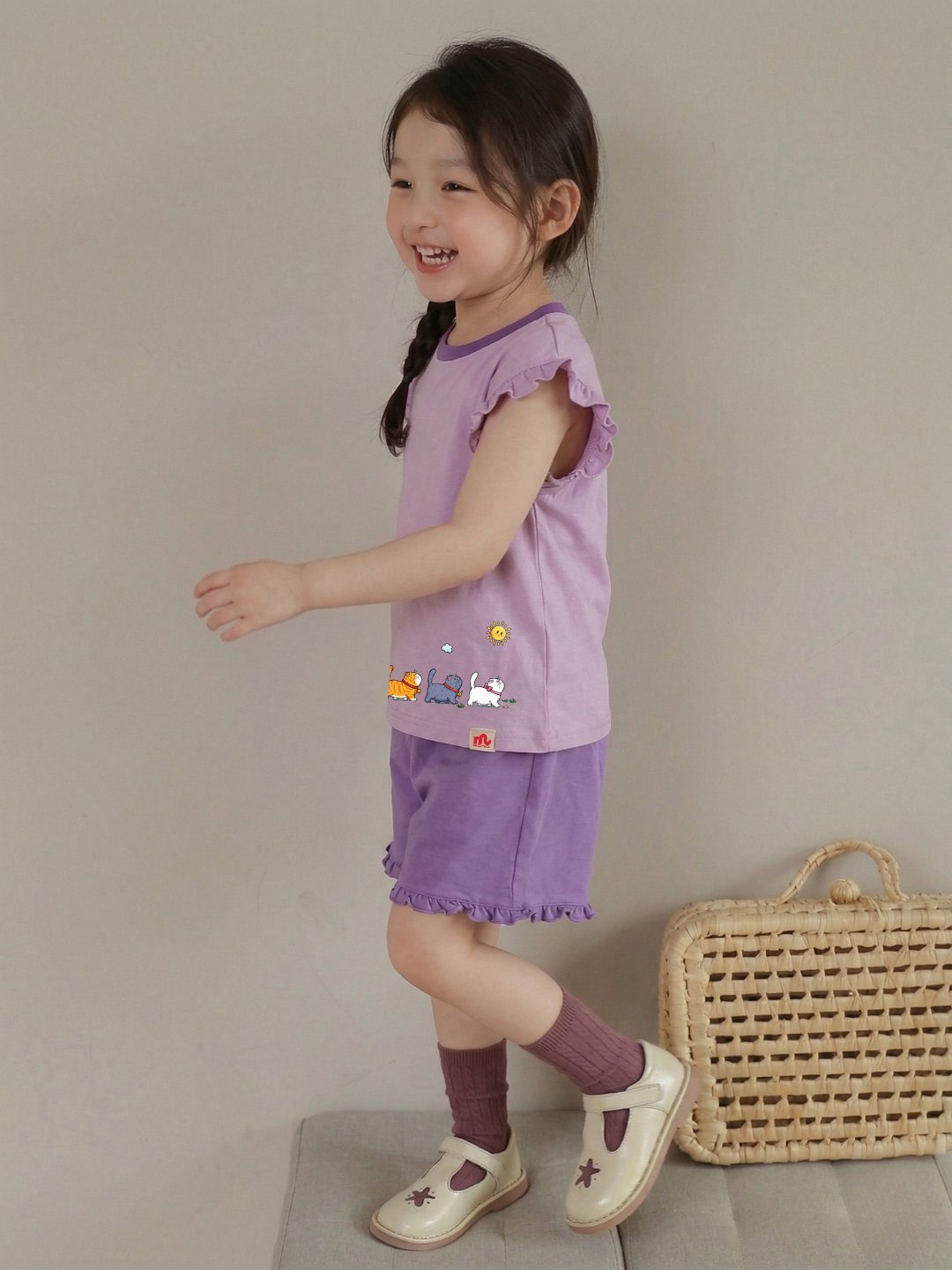 Bộ cotton bé gái 2-7 tuổi