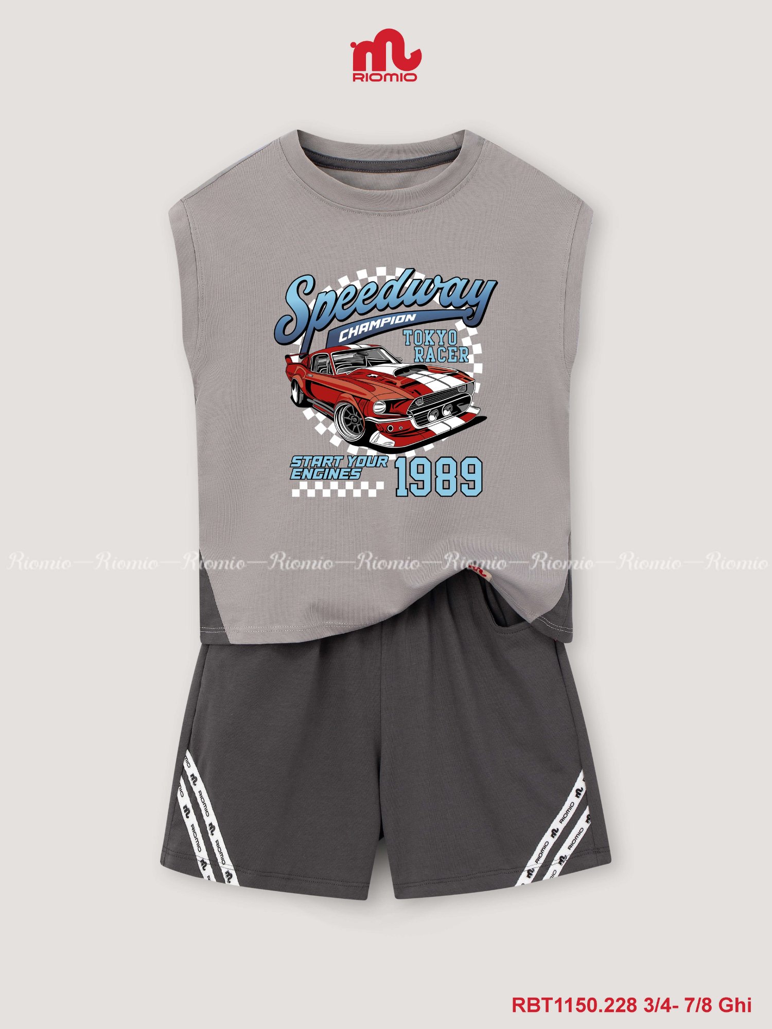 Bộ cotton Bé trai 3-8 tuổi