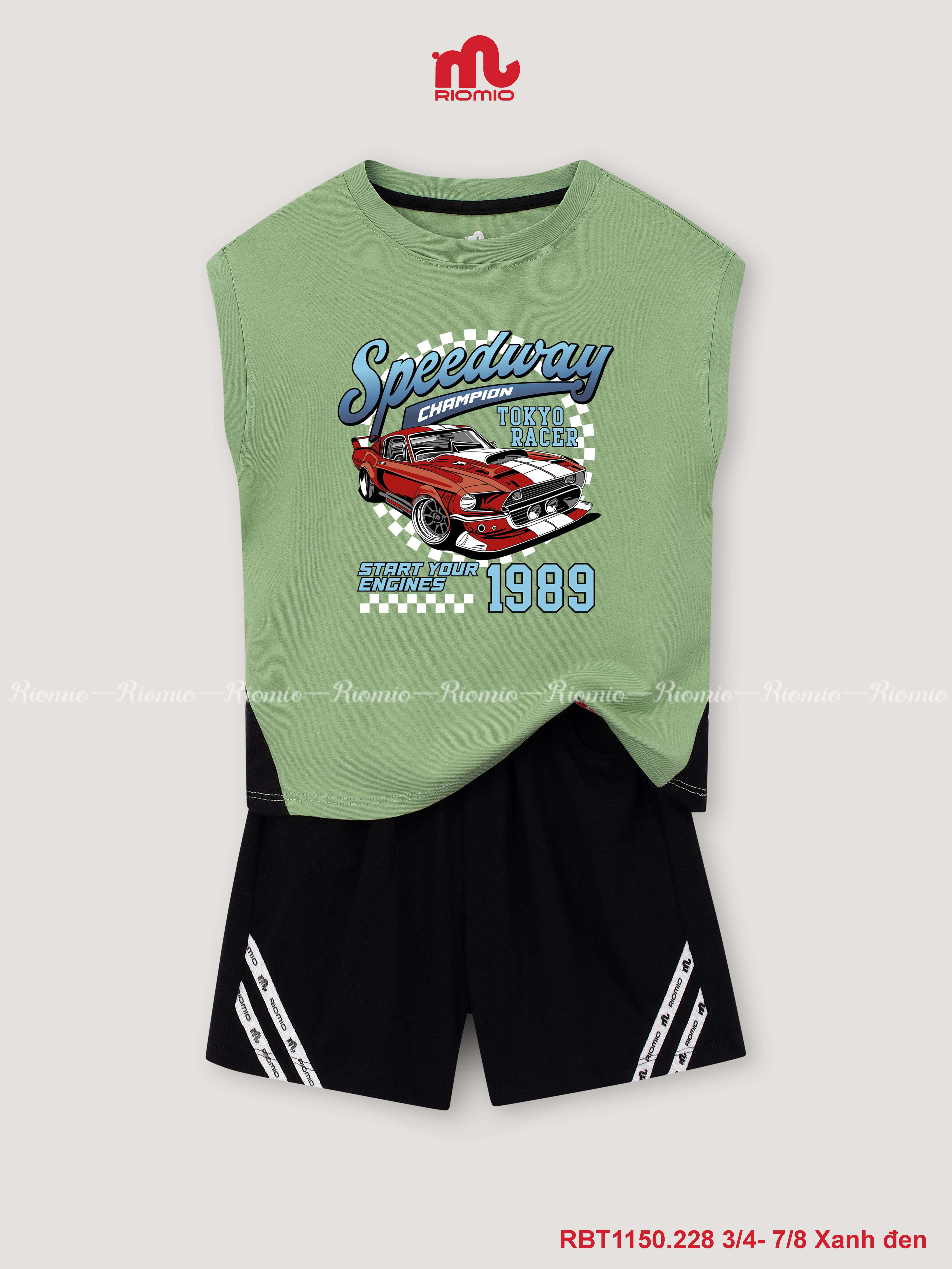 Bộ cotton Bé trai 3-8 tuổi