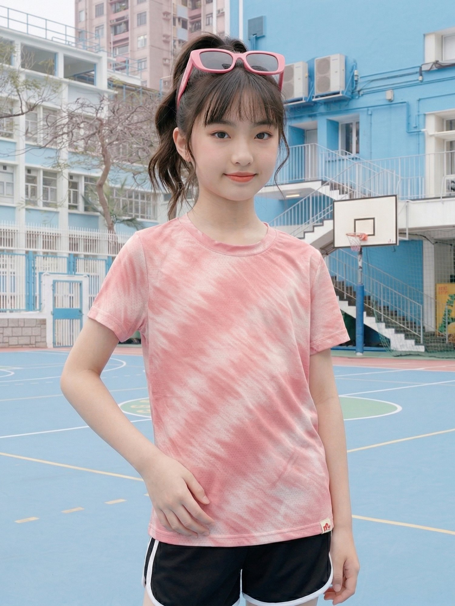 Áo thể thao bé gái 7-12 tuổi