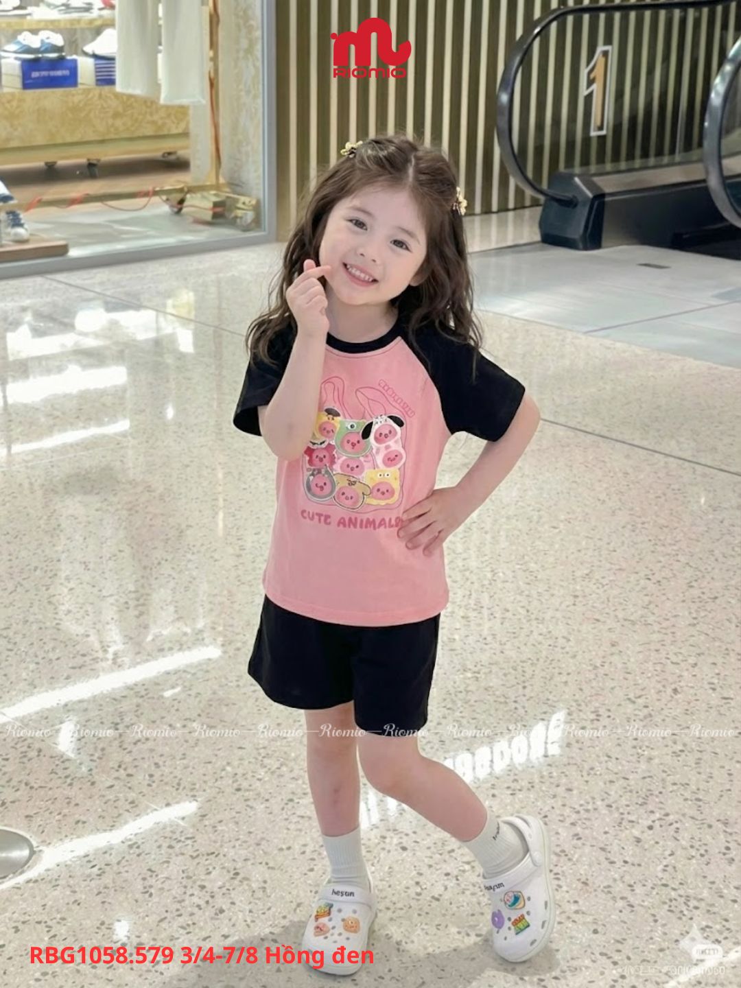 Bộ cotton cộc tay 3-8 tuổi