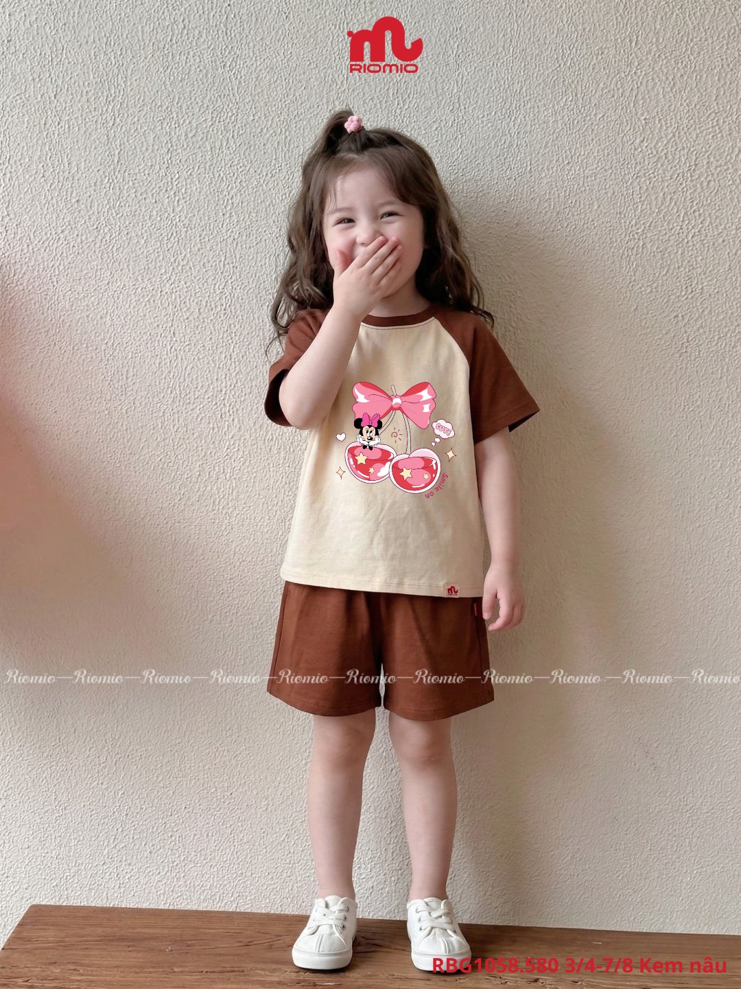 Bộ cotton cộc tay 3-8 tuổi