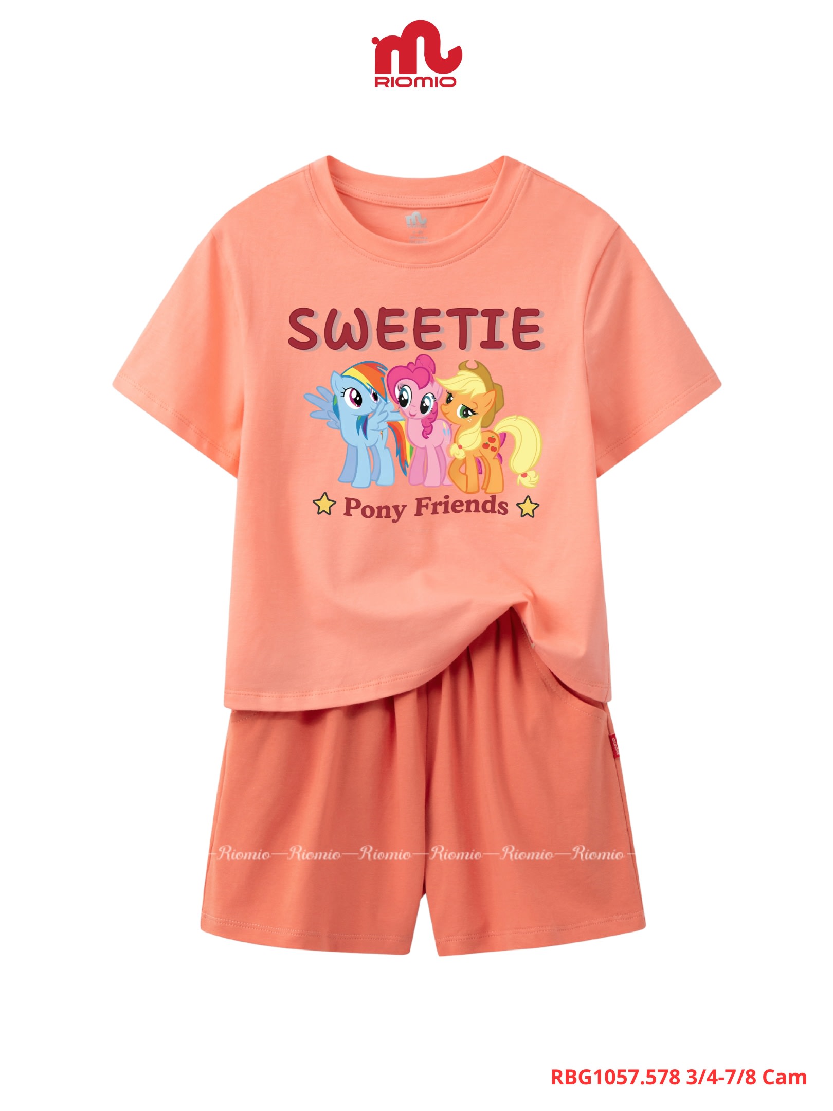 Bộ cotton cộc tay 3-8 tuổi