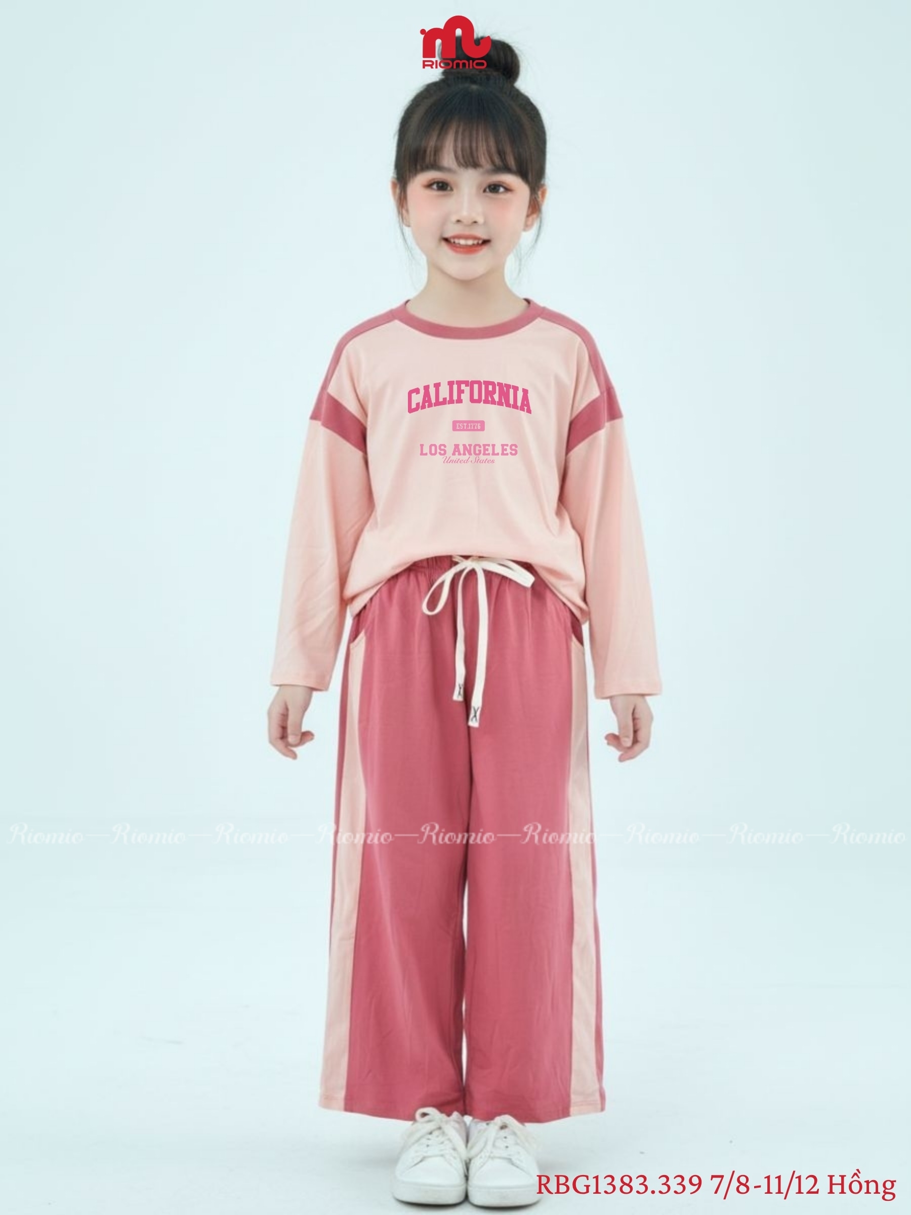 Bộ cotton dài Bé Gái 7-12 tuổi