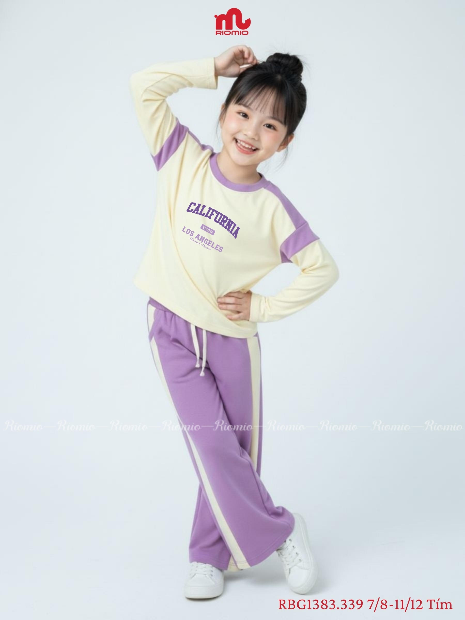 Bộ cotton dài Bé Gái 7-12 tuổi