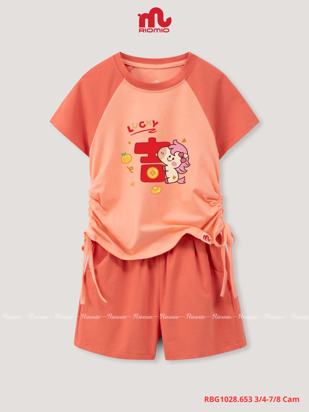 Bộ cotton cộc tay 3-8 tuổi